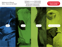 Tablet Screenshot of mountvets.com